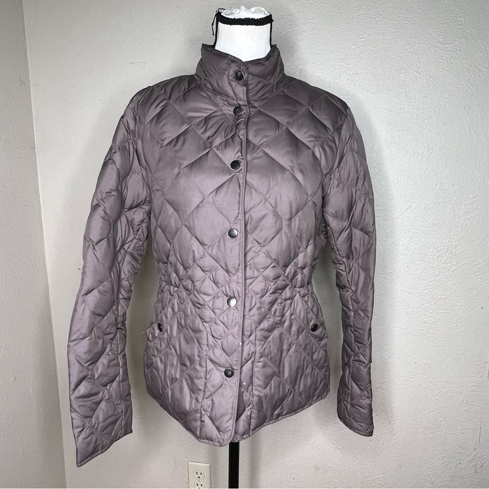 Vintage Eddie Bauer purplish gray down jacket